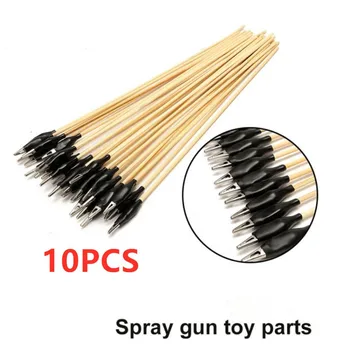 

10Pcs Kids Alligator Clip Airbrush Spray Gun Toy Parts Children Wood Holder Stand Model Painting Building Crocodile Probe Tool