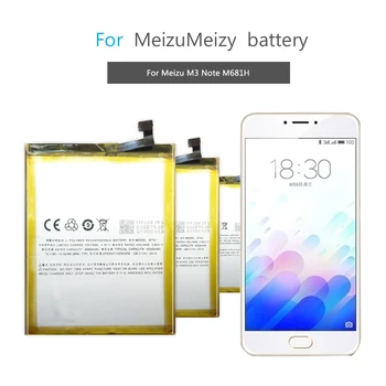 

Mobile Phone Battery BT61 (M) For Meizu M3 Note Battery BT61 M681H M681 4000mAh /M3 Note Pro Prime Replacement Battery