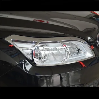 

For Lifan X60 2011 2012 2013 2014 2015 ABS Chrome Car Front Headlight Light Lamp Cover Frame Trim Car Decoration Accessories
