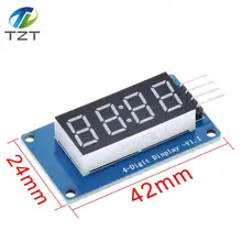 10 шт. 4 бита цифровой светодиодный модуль с дисплеем TM1637 для Arduino Raspberry PI