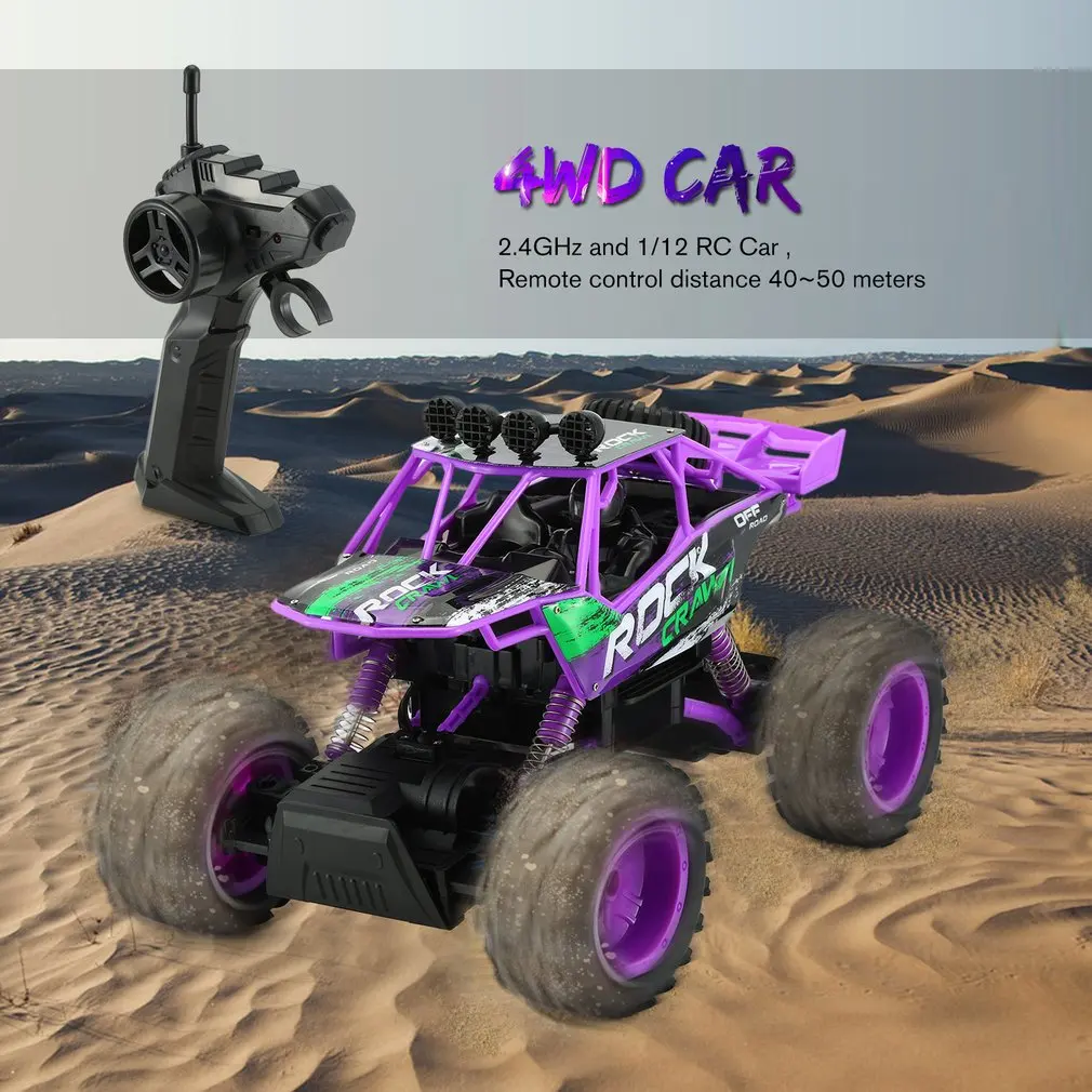 RC гоночный автомобиль 1/12 4WD 2,4G трюк Дрифт альпинистский автомобиль RC внедорожный автомобиль ударопрочный альпинист Беспроводная электрическая игрушка