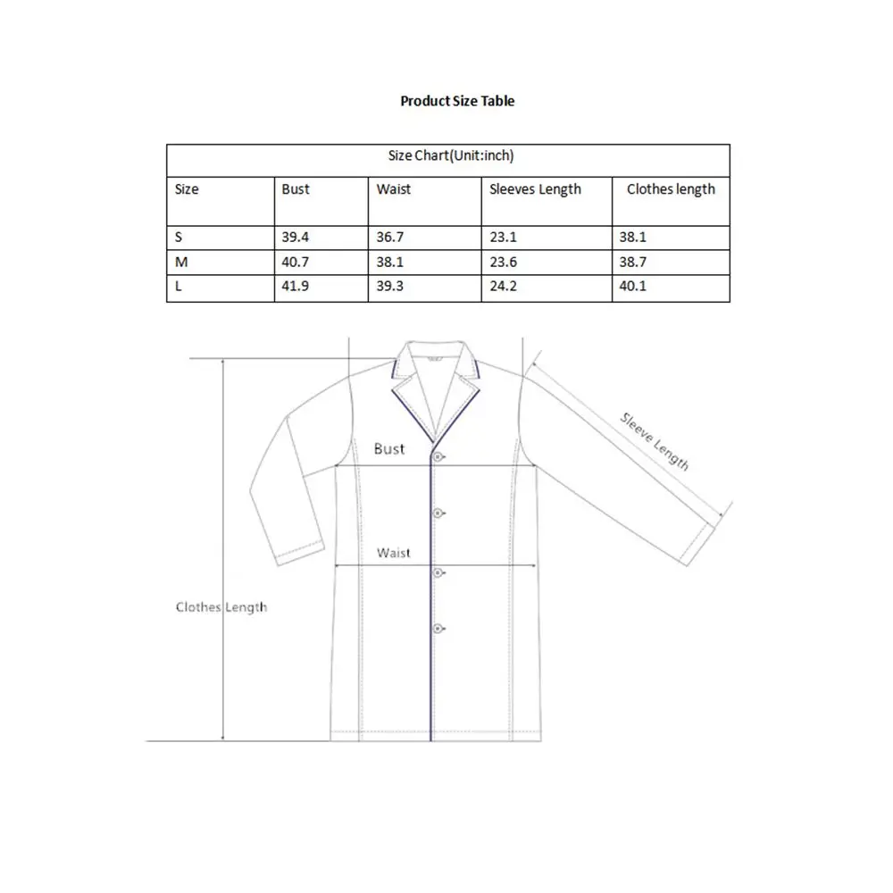 Белое лабораторное пальто для женщин униформа медсестры и фото Профессиональная