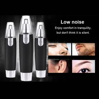 

YD-101 Nose Hair Trimmer Painless Ear Facial Hair Removal Water Resistant Hygienic Clipper Mirror Design for Nose Ear Eyebrow