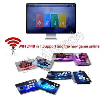 

Pandora Box Newest 134pcs 3D Games Pandora Arcade Box 2448 Can Add Extra Games Metal Box Retro Video Games Arcade Console