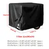 3 Size Generator Cover Windproof Protective Cover Waterproof Oxford Cloth Multipurpose Cover Engine Hood Protection Black 4
