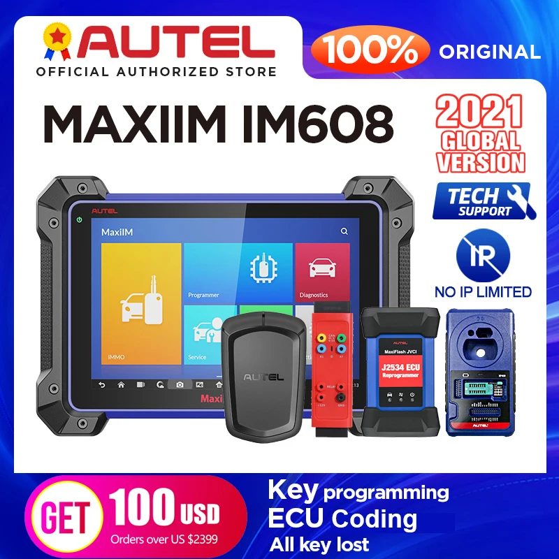 Autel MaxiIM IM608 автоматический диагностический инструмент IMMO XP400 ключ