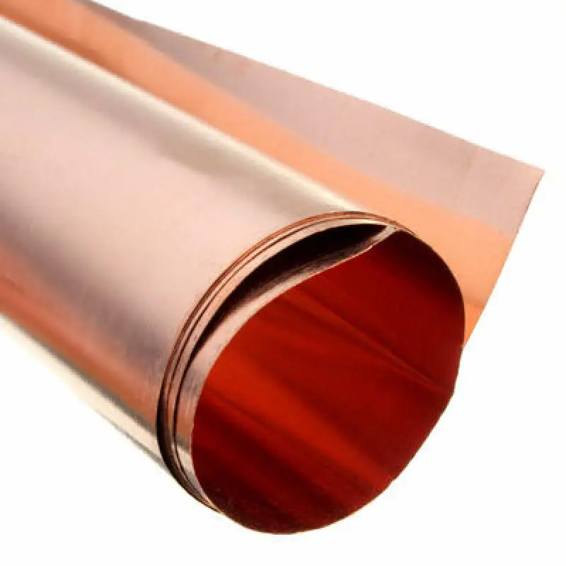 1PC 99.9% Pure Copper Metal Sheet Foil Plate Thickness 0.01-0.6 mm X 20-100 mm X 100-1000mm copper strip copper sheet titanium plate sheet