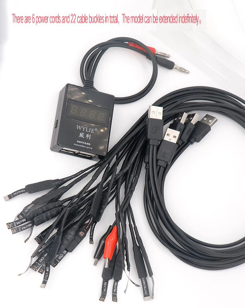 Android Boot-up Line мобильный телефон Huawei VIVO оppo хiaomi samsung Ремонт загрузки шнур питания 4 USB порта 22 разъем инструмент для ремонта