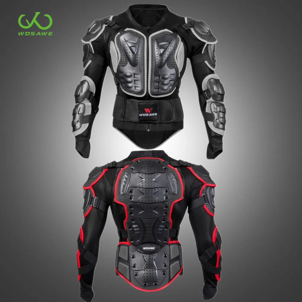 WOSAWE Motorcross Armor для мужчин гонки на спине грудь поддержка тела куртки велоспорта