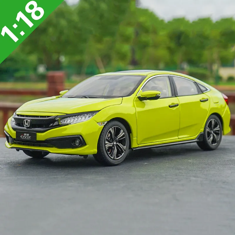 Новые высококачественные модели из сплава 1:18 HONDA CIVIC, имитация высококачественных металлических коллекций и подарков