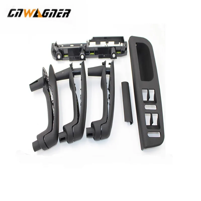 

6Pcs /Set Black Interior Door Handle Cover Bracket Grab Bezel Trim Switch For VW Golf Gti Jetta MK4 1999-2005 3B1867171E