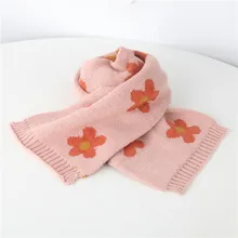 Модный детский вязаный шарф для мальчиков и девочек, зимний утепленный шерстяной шарф-шаль с защитой от ветра 30