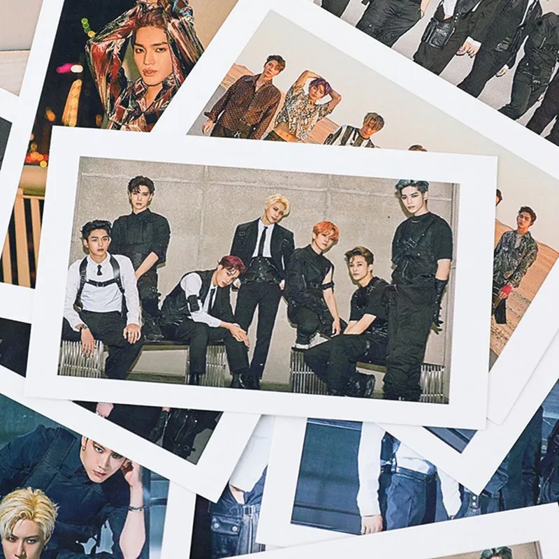 Kpop SuperM 1-й Мини альбом Lomo Card MARK TAEYONG BAEKHYUN LUCAS TEN KAI TAEMIN фото карты Зажимы пеньковая веревка болельщики подарки