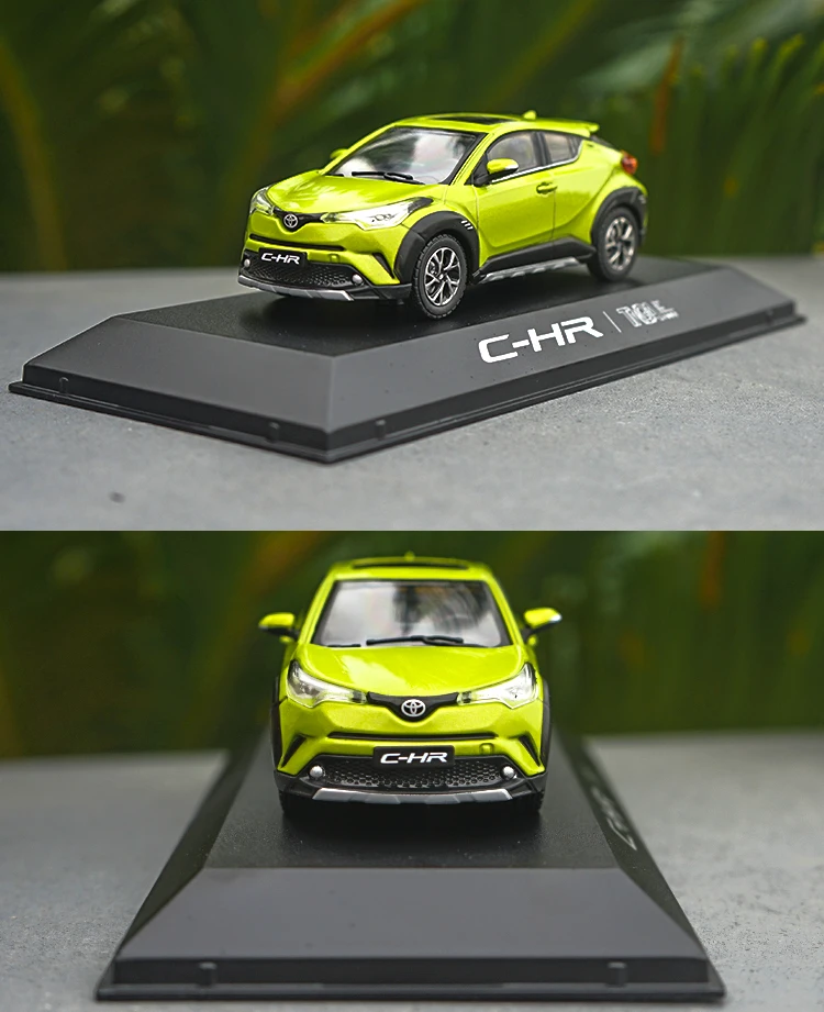 Высококачественная оригинальная модель из сплава 1:43 Toyota C-HR, подарок для имитации дня рождения, литая под давлением металлическая модель