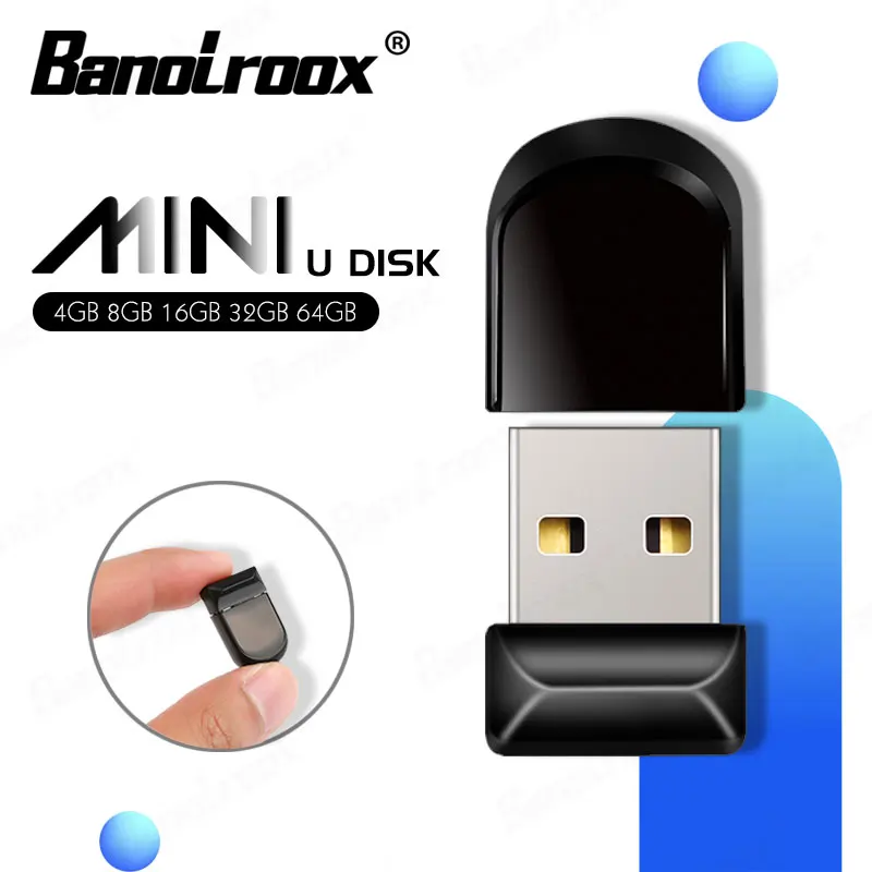 Banolroox USB Flash Drive Super Mini Pendrive 8gb 16gb 32gb 64gb Stick 128GB Memory Pen Driver Lowest Price U Disk | Компьютеры и офис