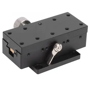 

Manual X Trimming Platform Gear Guide High Accuracy Adjustable Sliding Stage 40x90mm Manual Displacement Platform