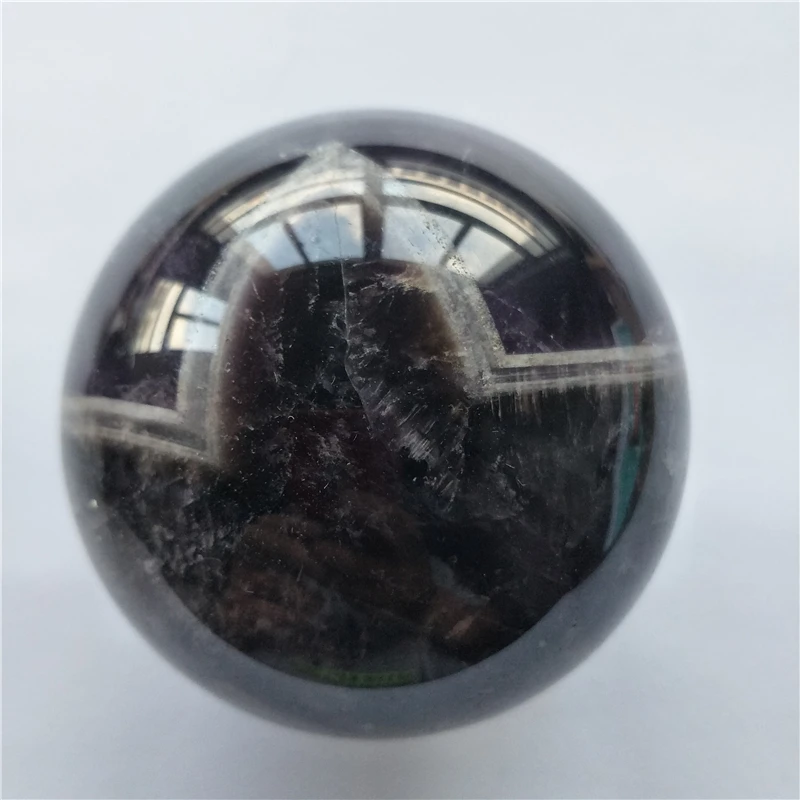 

DHX SW 8-9 cm high quality Chevron-Amethyst sphere chakra healing spirit dogtooth amethyst ball for home decoration