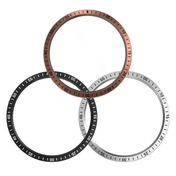 

42MM/46MM Anti Scratch Stainless Steel Metal Bezel Ring Adhesive Cover Replacement for Samsung Galaxy S3 Smart Watch Accessories