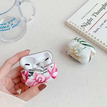 

Flower Banana Leaf Bluetooth Headset case for Airpods Pro 3 fresh Luxury Soft TPU Cover for AirPods Pro Earphone Cover coque