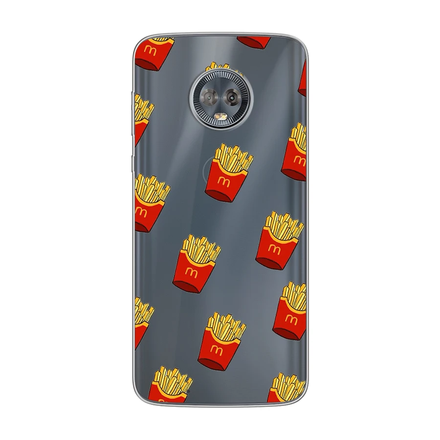 Ciciber для Motorola Moto C Z2 Z3 ONE G4 G5 G5S G6 P30 E3 E4 E5 Plus Play Power X4 M мягкая задняя крышка прозрачные