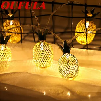

AOSONG LED Pineapple Light String Battery Box Solar Holiday Decoration Lamp
