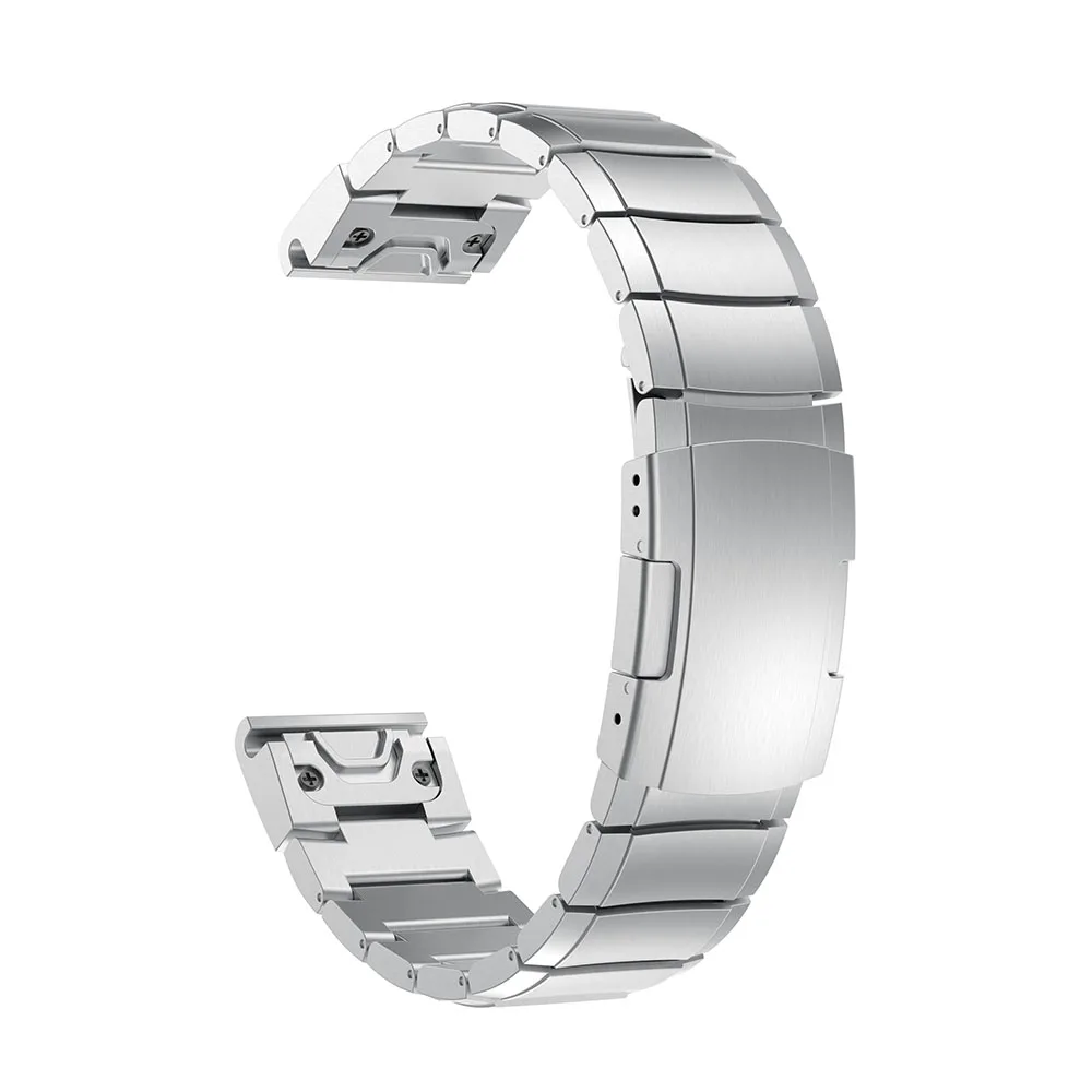 Ajuste de Aço Relógio de Pulso 26mm para Garmin Fenix Plus 3hr Liberação Rápida Fácil Inoxidável Relógios Masculinos Pulseira Feminina 5x - 3 - Image 3