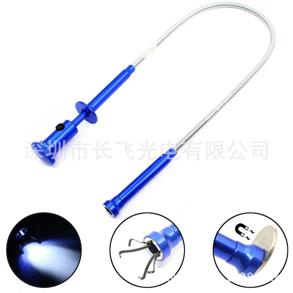 

Four Claws LED Telescopic Magnetic Pick-up Device Flexible Spring Rod Four Claws Pick-Up Device Manufacturers Direct Selling