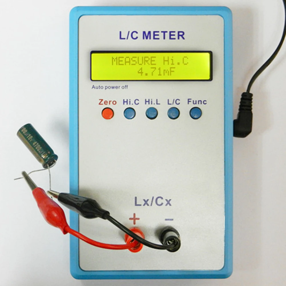 Цифровой ЖК-дисплей Легко управляемый измеритель емкости резонансная индуктивность ручной профессиональный быстрый USB питание легкий