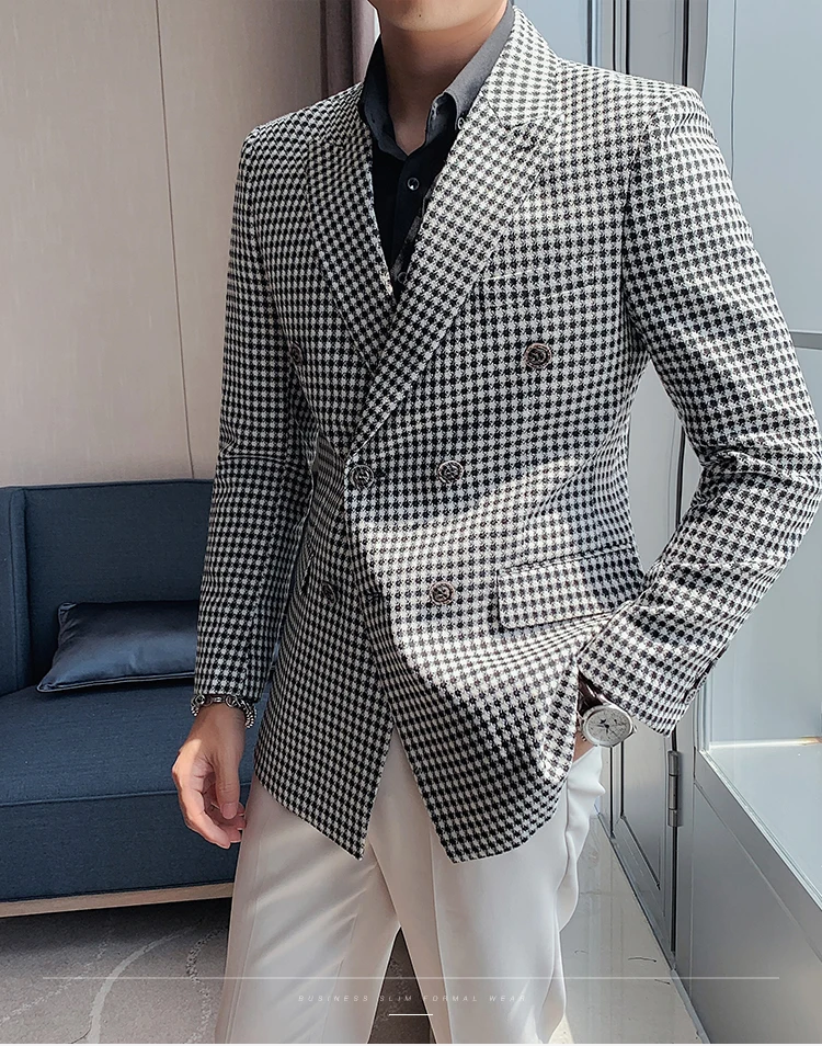 ジャケット O BIANI Houndstooth blazer anine_bing_kaia_blazer___houds