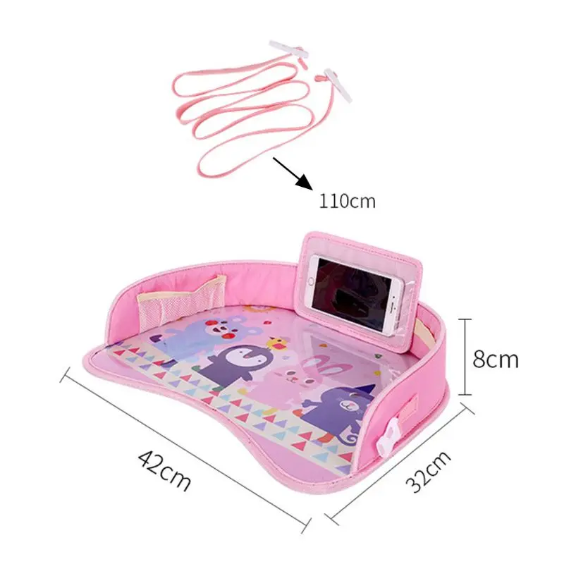 Поднос для детского автомобиля портативная Водонепроницаемая настольная