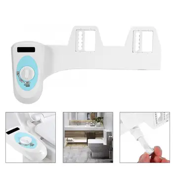 

Self Cleaning Toilet Bidet Attachment Bathroom Sprayer Head Non-Electric Bathroom Seat Fresh Cold Water Bidet Part