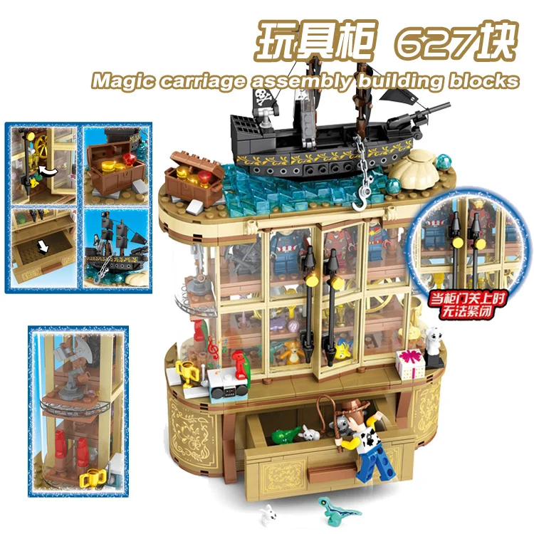

MOC Creator Buzz Lightyear Toy Story Compatible lepinlys Disneye Cabinet Avengers Buidling Blocks Bricks Toys For Children Gift