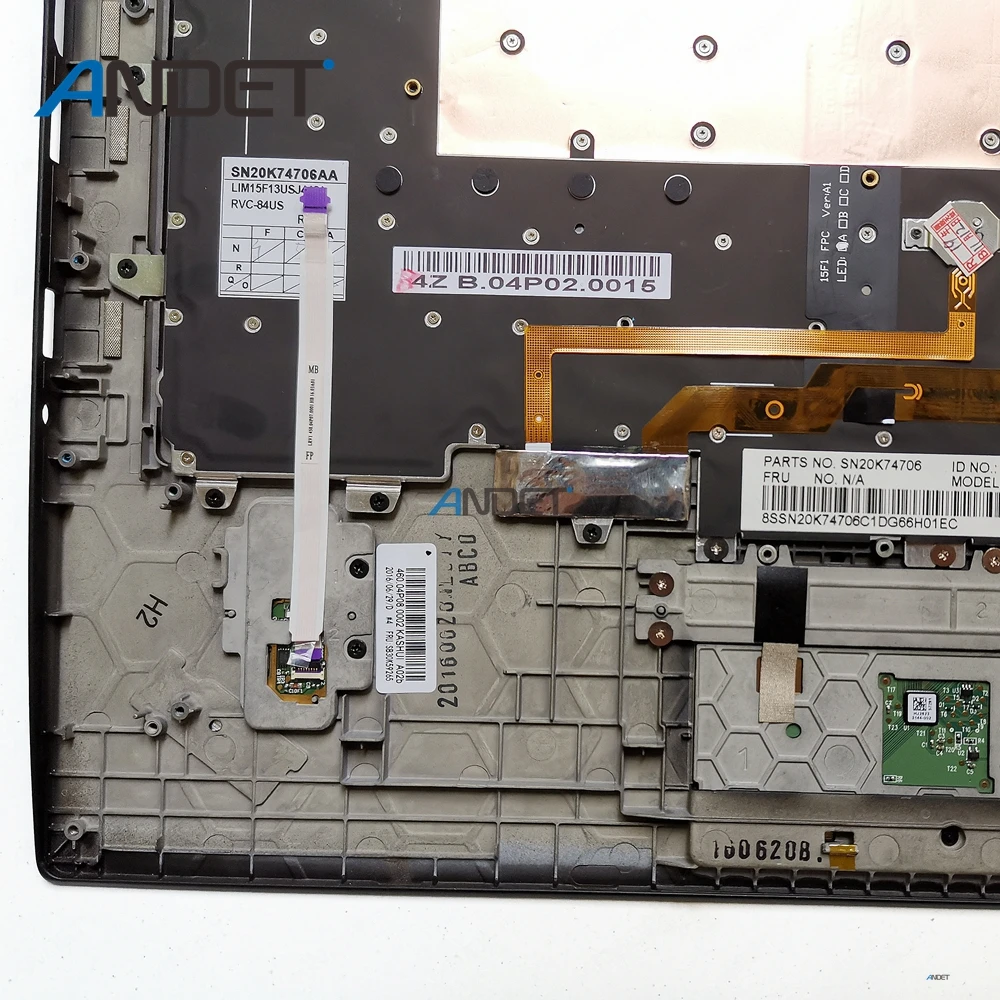 Для lenovo ThinkPad X1 Carbon Gen 4th Упор для рук, верхний чехол, клавиатура с подсветкой, тачпад FPR 01AV154 01AV193