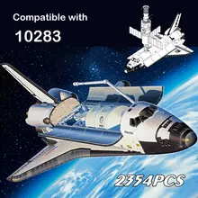 Disponibile Space Shuttle modello Building Blocks 10283 mattoni Space Shuttle Discovery giocattoli creativi per bambini regali di compleanno per bambini