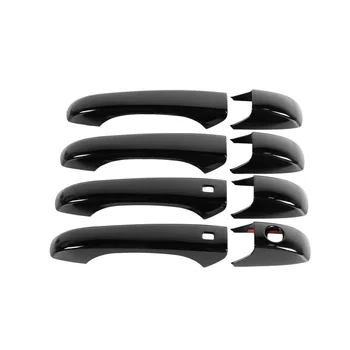 

ABS Outside Door Handle Trims 2011-2019 Vehicle 4 Sets Of Black High Quality