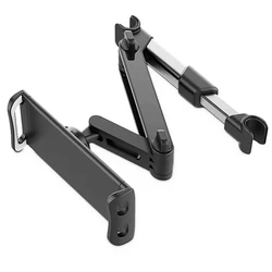 Appui Tête Télescopique pour Voiture, Coussin Arrière, Tablette, Support de Montage pour Téléphone, de 4 à 11 Pouces 