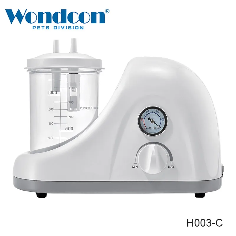 Wondcon Portable Phlegm Suction Unit Small volume Oil-free piston Phlegm Suction