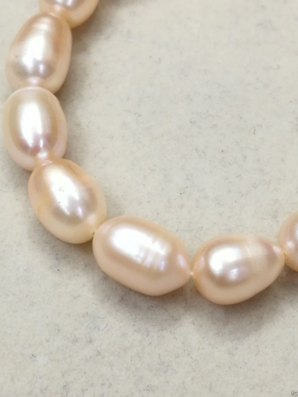 14K Yellow Gold with 8-9mm Drop Pink South Sea Pearl Necklace 18