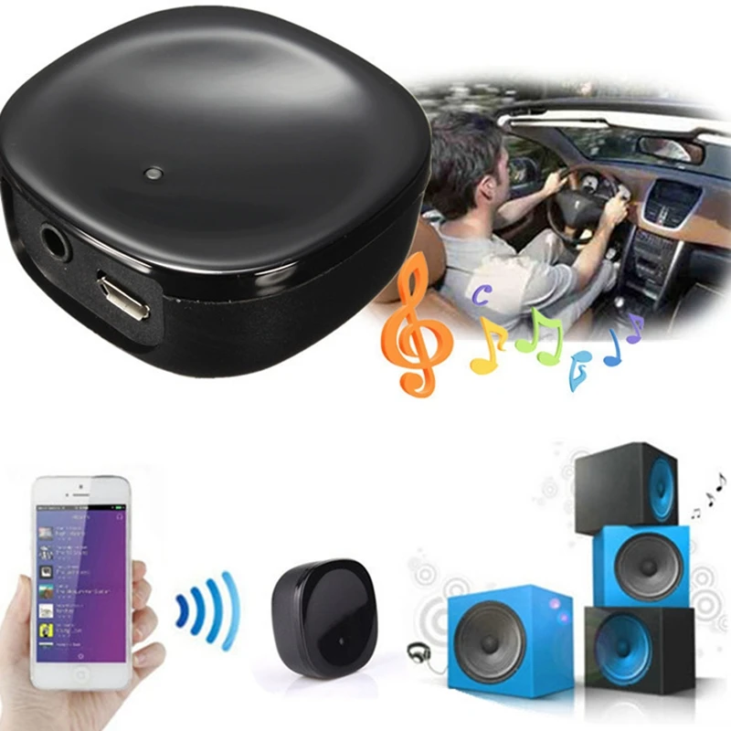 Беспроводной стерео Bluetooth 4,1 аудио приемник 3,5 мм аудио музыкальный приемник адаптер
