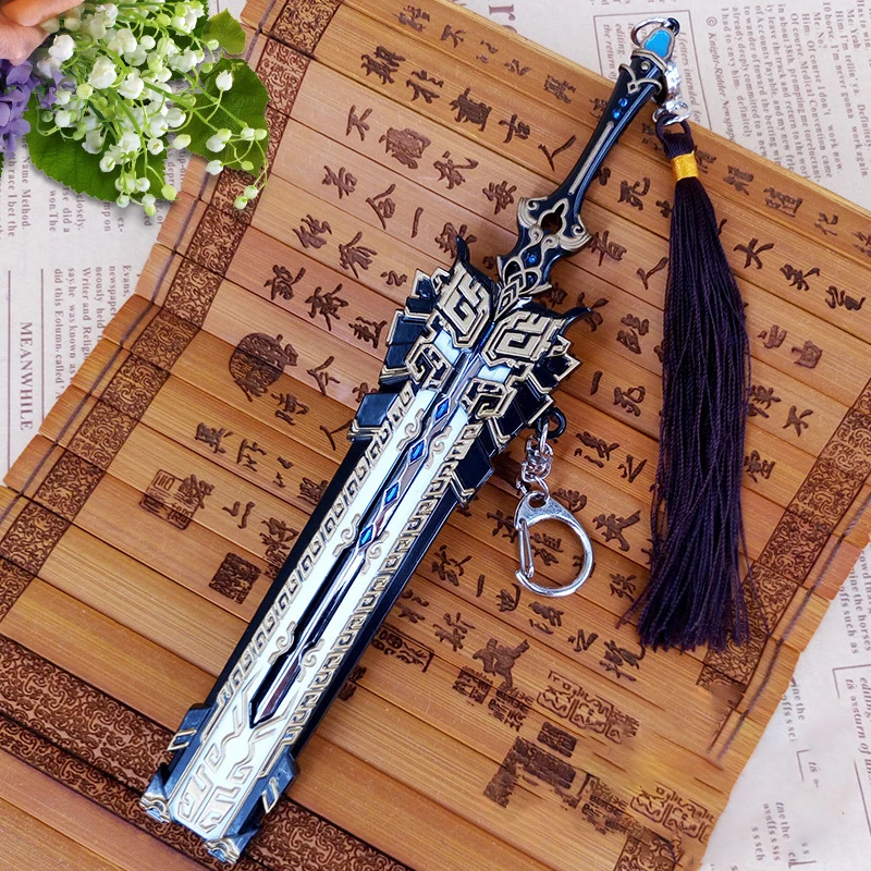 Изысканная модель оружия из сплава-меч красного лотоса Chixiao, рукоделие, украшение, Коллекционная модель