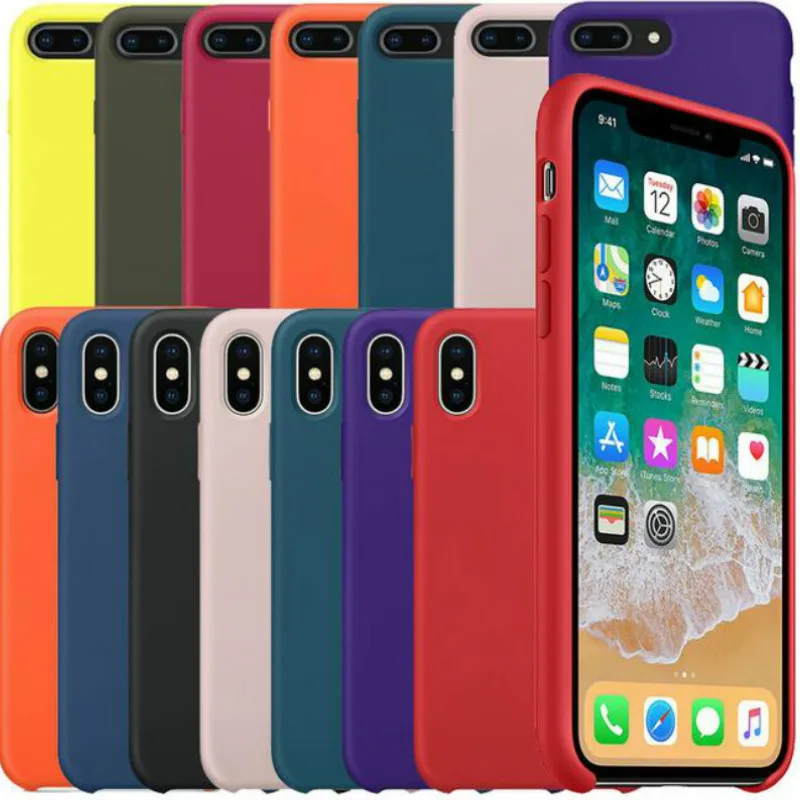 

Free Shipping Quality Silicone TPU Phone Case For iPhone 6 6S 7 8 Plus For Apple Case For iPhone X XS Max XR Case Cover Capa