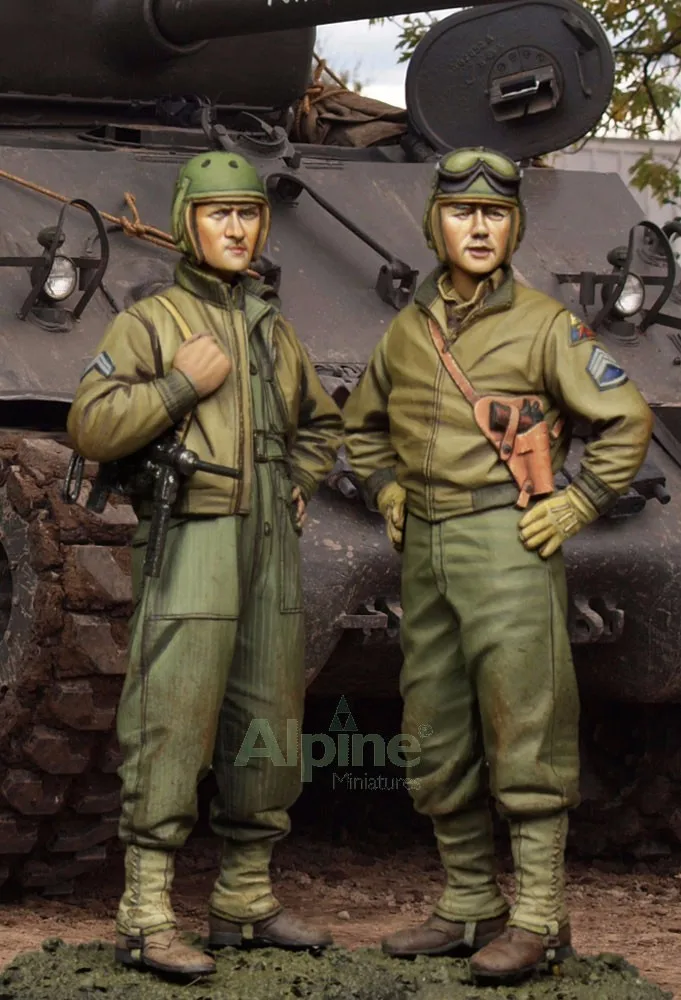 

1/35 Resin Model Building Kit Figure American Armored Division
