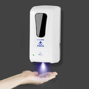 

1000ML Touchless Automatic Disinfection Sprayer Dispensers Movable Hand Disinfection Station Hand Cleaner Sprayer Machine