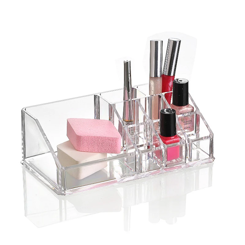 Limited Chance of  Multi-layer cosmetic storage box acrylic transparent jewelry box shelf lipstick lipstick nail polis