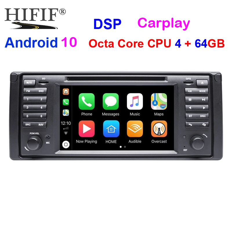 PX5 7 дюймовый Android 10 для bmw E39 X5 M5 E53 автомобильный dvd gps wifi 4G Радио RDS canbus 7851