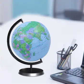 

PVC Air Inflation English Globe Colorful World Map Stress Relief Toy Baby Kids Soft Ball