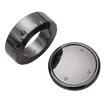 

Car Multimedia Button Cover Knob Frame Trim for BMW F10 F20 F30 NBT Controller Button Black