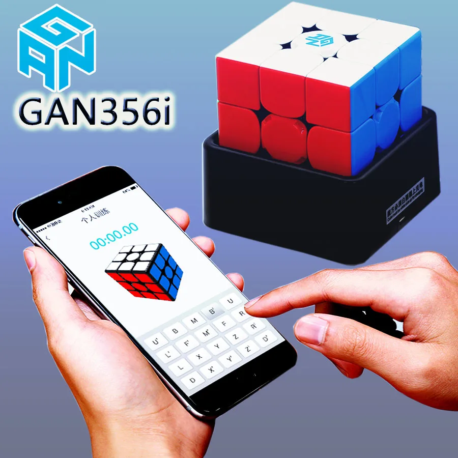 Волшебный куб-головоломка GAN 356i GAN cube 356I gan356i 3x3x3 3x3 smart Bluetooth App станция Профессиональный скоростной куб инструктор