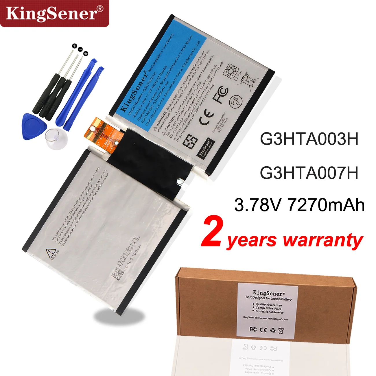 KingSener G3HTA003H G3HTA007H ноутбук Батарея для Microsoft Surface Pro 3 1645 серии планшетный ПК G3HTA004H