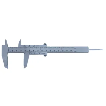 

1pc Vernier Caliper Measure Tools Double Scale Sliding Gauge Ruler Plastic Caliper 150mm Micrometer Guage Daily Tool